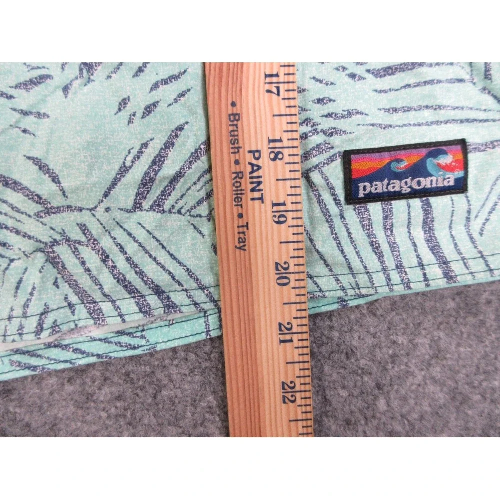 Patagonia Swim Trunks‎ Mens 40 Green Wavefarer Lightweight Board Shorts 40X21